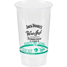 24 oz Compostable PLA Cup - Eco Branded