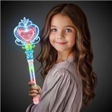 LED Heart Wand with Light - Up Handle