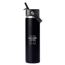 Hydro Flask(R) Wide Mouth 24oz Bottle with Flex Straw Cap