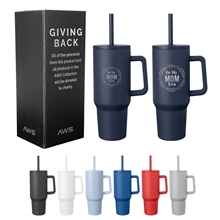40 oz AWS Jackson Intrepid Recycled Stainless Steel Tumbler