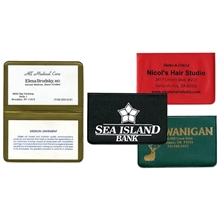 Card Case with 2 clear pockets