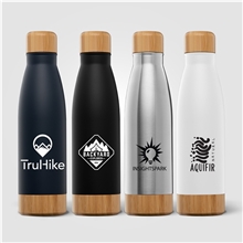 Ibiza Bamboo - 21 oz Double - Wall Stainless Bottle