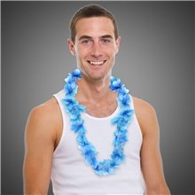 Blue Flower Leis