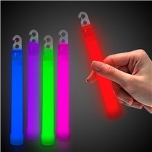 6 Assorted Premium Glow Sticks, 25 Per Bag