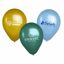 11 Metallic Latex Balloon