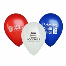 9 Metallic Latex Balloons