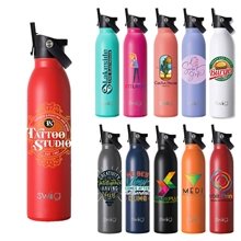 Swig(R) 20 oz Matte Bottle with Flip and Sip Lid, Full Color Digital