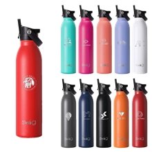 Swig(R) 20 oz Matte Bottle with Flip and Sip Lid, Laser, Standard