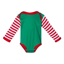 Rabbit Skins Infant Long Sleeve Lap Shoulder Creeper