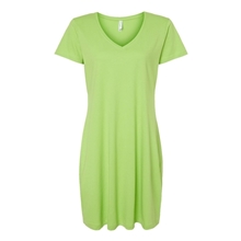 LAT Ladies Fine Jersey V - Neck Coverup