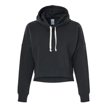 J. America - Womens Crop Hooded Sweatshirt
