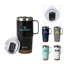 Perka(R) Bartlett 24 oz Double Wall, Stainless Steel Stacking Mug