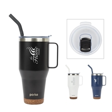 Perka(R) Hartford 40 oz Double Wall, Stainless Steel Travel Mug