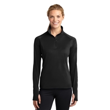 Sport - Tek Ladies Sport - Wick Stretch 1/2- Zip Pullover