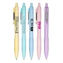 Zebra Z - Grip Pastel Ball Point Pen with Rubber Grip - Black Ink