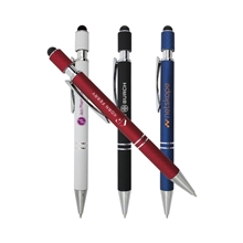 Halcyon(R) Executive Metal Spin Top Pen with Stylus