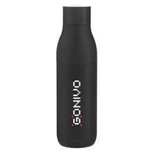 25 oz larq twist top bottle - Obsidian Black