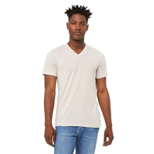BELLA + CANVAS Triblend Short - Sleeve V - Neck T - Shirt - 3415