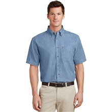 Port Company Short Sleeve Value Denim Shirt