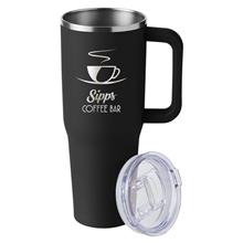 Harriton 40 oz Vacuum Insulated Stainless Steel Travel Tumbler