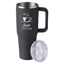 Harriton 40 oz Vacuum Insulated Stainless Steel Travel Tumbler