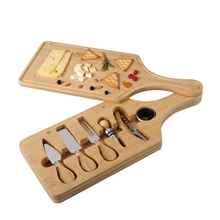 7- Piece Bamboo Wine Cheese Board Set