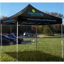 Steel Premium 30mm 10ft. Square Event Tent Full - Color Dye Sublimation (6 Locations) Includes Bag and Sand Bags