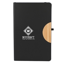 5.5 x 8.5 Kaya Recycled PU and Bamboo Journal