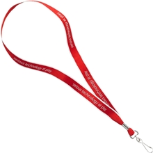 3/4 Polyester Web Screened Lanyard