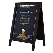 32 Deluxe Wood A - Frame Imprinted Chalkboard Kit