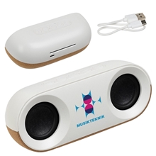 Ovation 10W Stereo Speaker Made With FSC(R) Cork Recycled Plastic