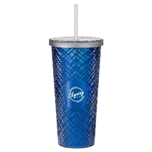 b.free Rainbow Pride 22oz Sparkle Straw Tumbler