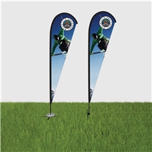 DisplaySplash 15 Double - Sided Custom Teardrop Flag