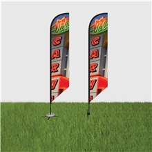 DisplaySplash 15 Single - Sided Custom Feather Flag