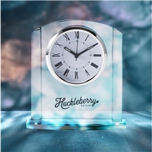 Arch Glass Desk Clock