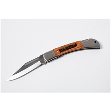 Wood Locking Pocket Knife