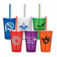 16 oz Double Wall Economy Tumbler