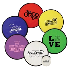 Flexible Nylon Flying Disc With Matching Pouch