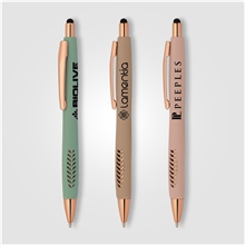Avalon Softy Rose Gold Designer Pen w / Stylus