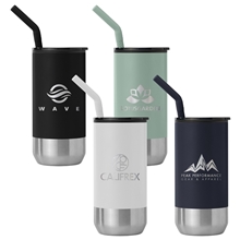 Atlantis - 16 oz Double Wall Tumbler - Stainless with Recycled RPP Inner - Laser
