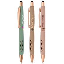 Avalon Softy Rose Gold Designer Pen w / Stylus - ColorJet
