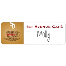 Value Reusable Name Badge 3-1/32 X 1-1/32