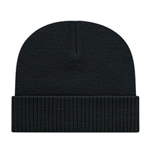 Knit Cap with Ribbed Cuff