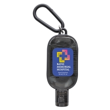 1 oz Hand Sanitizer with Colorful Case and Carabiner