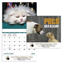 Good Value(TM) Pets with Attitude - Stapled Calendar