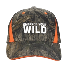Camo Cap With Blaze Inserts