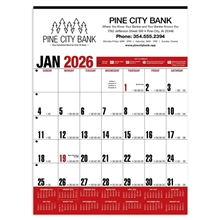 Yearly Record(R) Red Calendar