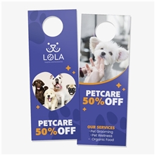 Door Hanger (Both Sides) - With 2 Bottom Perforation - 4.125 x 11