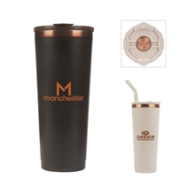 Perka(R) Barbarossa 24 oz Recycled Steel and Coffee Grounds Tumbler
