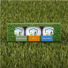 3 Pack Golf Ball Lip Moisturizer, Mints SPF15 Lip Moisturizer